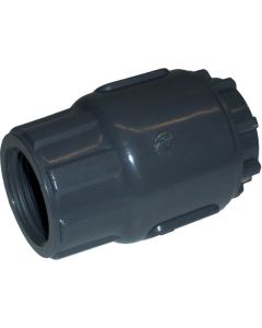 PVC tussenklep veerbelast 1¼'' 2 x binnendraad