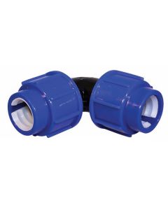 ERA PE Professional blauw Knie 90° 25mm