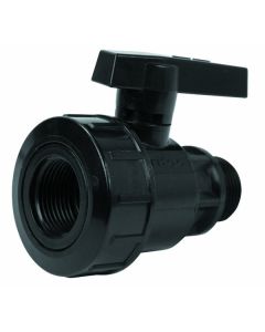 PE Kogelkraan 1" binnendraad x buitendraad