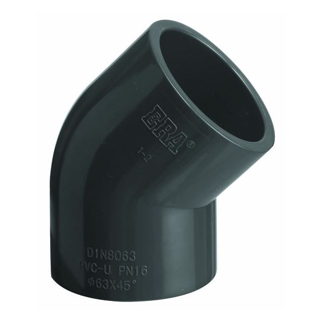 ERA PVC Knie 45 ° 50 mm