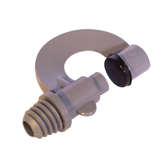 Kaspensproeier T-dop 360° grijs/zwart