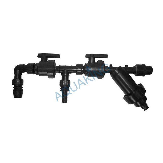 Verdeelset watervat lager dan tuin standaard