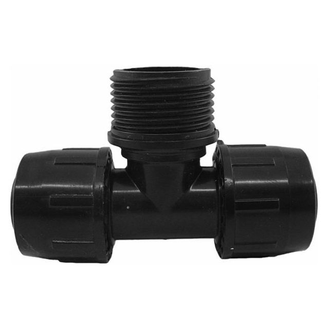 PE T-stuk 25 x ¾'' buitendraad Easy