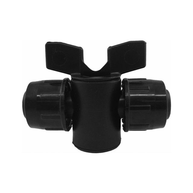 PE vlinderkraan 25 x 25mm Easy