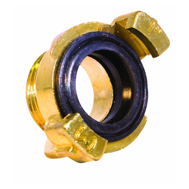 Messing Geka buitendraad 1½" 40 mm